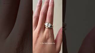 8 east-west (gender-neutral) engagement ring ideas #engagementring #uniqueengagementring