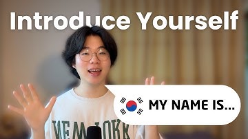 How to Introduce Yourself in KOREAN | Learn Like a Baby A0 #7 | Comprehensible Input