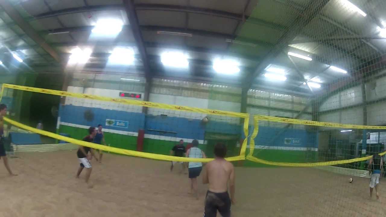 Indoor Beach Volleyball with my GoPro HD Hero2 (part2) YouTube
