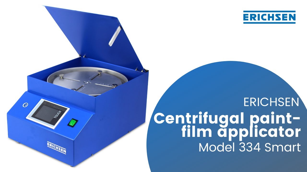 Centrifugal paintfilm applicator model 334 smart YouTube
