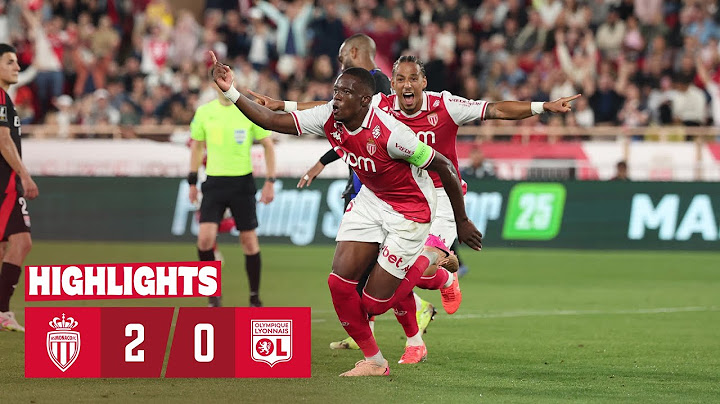 AS Monaco 2-0 OL - Les buts du match 🔥