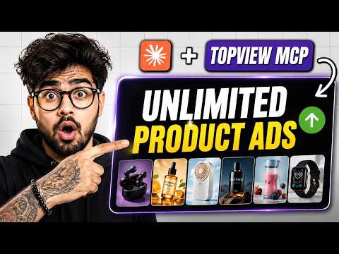 Claude + Topview MCP: UNLIMITED Product UGC Ads, Product Images & Marketing from One Product URL