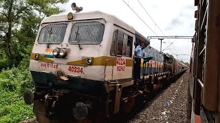 KERALA To MUMBAI | 32 Hours  Full Train Journey 16346 Netravati Express  | TVC To LTT | Part 2