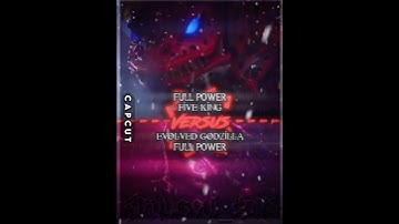 Five King vs Evolved Godzilla #godzilla #ultraman #wisedit #1v1battles #edit #capcut #shorts