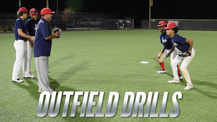 Drills for outfielder warmups, gap communication
