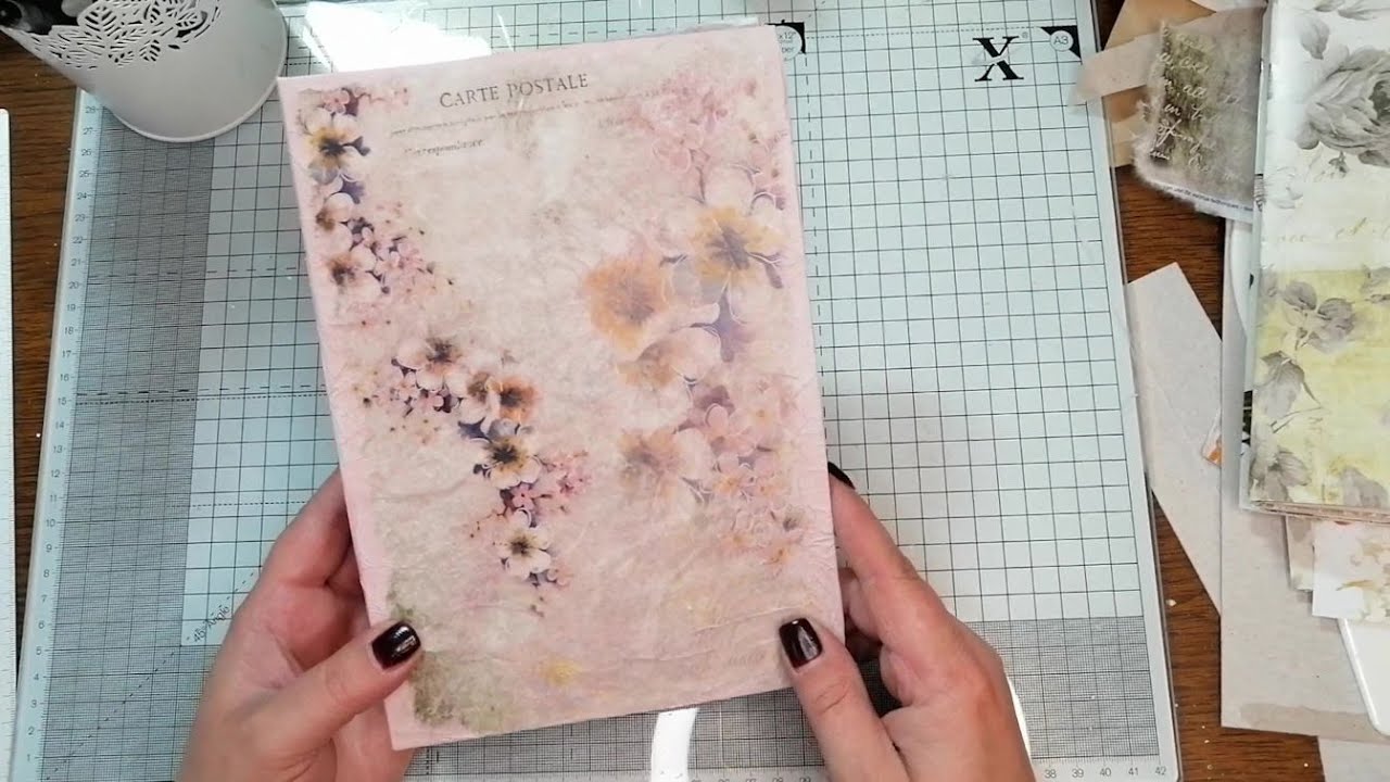 Junk Journal Cover selber machen - für Anfänger - Tutorial - Schritt für Schritt - Echtzeitbasteln