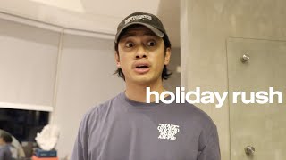 Holiday Rush | Unboxing Packages, Christmas gift to myself + event everyday!!!