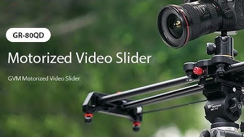 Amazing motorized Camera Slider // GVM 80QD Unboxing review