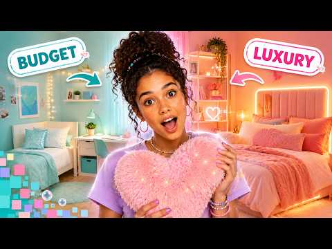 BUDGET vs LUXURY Room Makeover! 💎 Genius DIY Hacks Battle
