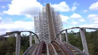 Shivering Timbers (HD Front Seat POV) - Michigan's Adventure