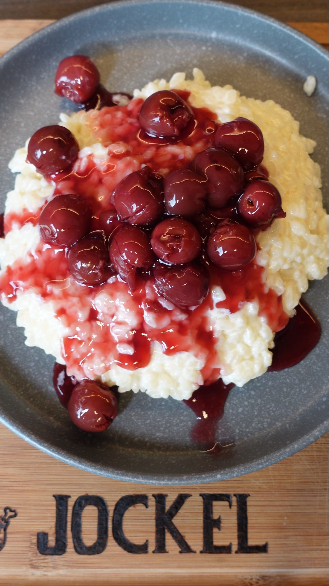 leckerer Milchreis mit Kirsch-Kompott #milchreis #shorts #kochen - YouTube