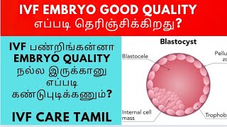 Embryo Grading in tamil|| ivf டிரீட்மென்ட்ல embryo நல்ல quality இருக்கானு எப்படி தெரிஞ்சிக்கிறது?