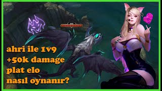 AHRİ İLE 50K DAMAGE NASIL VURDUM? | OGUZRF | LEAGUE OF LEGENDS TÜRKÇE