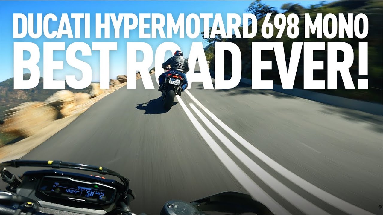 Ducati Hypermotard 698 vs The BEST Road Ever Ridden