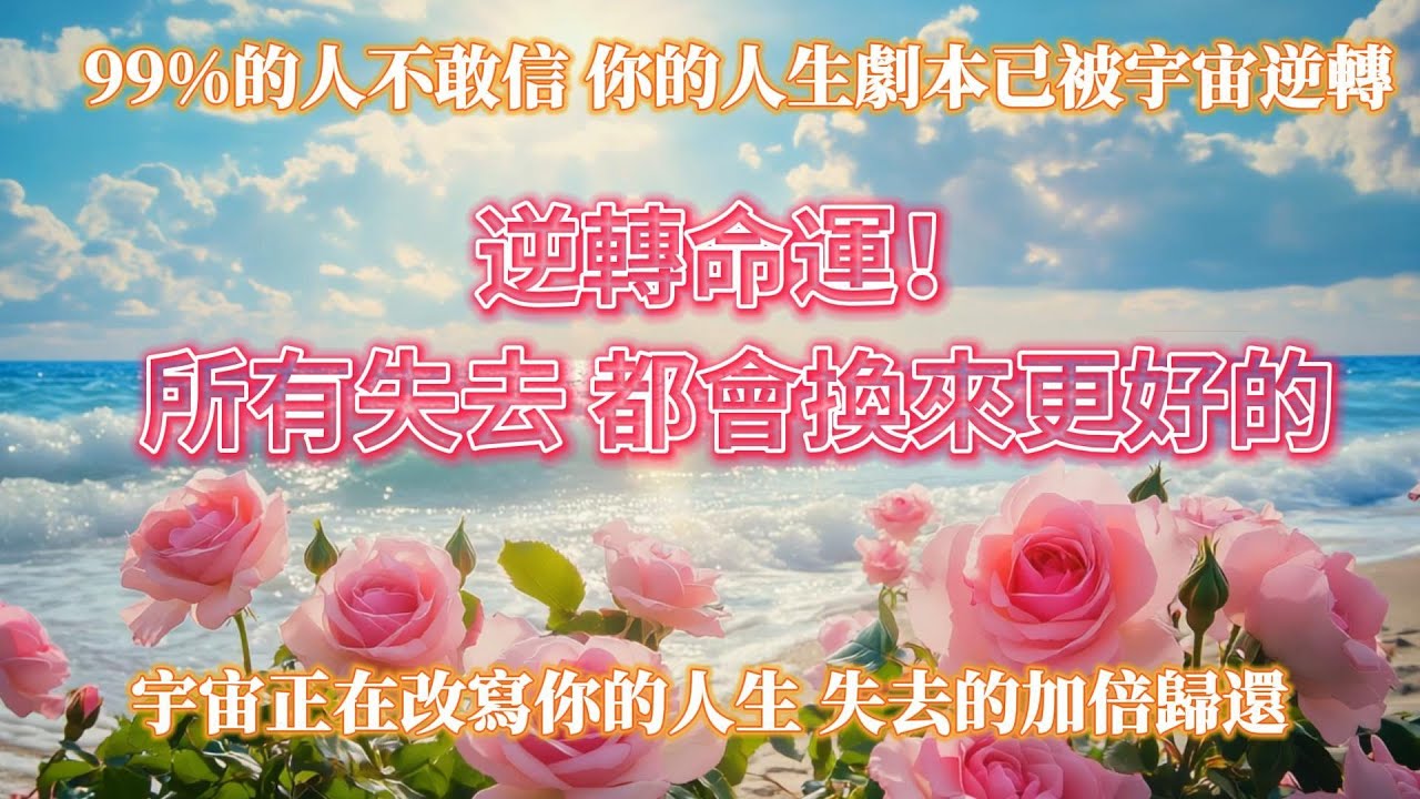 99%的人不敢信，你的人生劇本已被宇宙逆轉，所有失去的，都會在2026為你換來更好的，宇宙正在改寫你的人生，失去的加倍歸還，2026年，只會越來越好，每一刻都被好運填滿🍀吸引力法則 好運連連 新年快樂