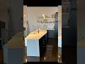 Black Ikea kitchen. Floating shelves Integrated handles. Matte cabinet #ikeakitchen #blackkitchen