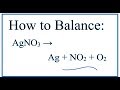 Balancing Chemical Equations