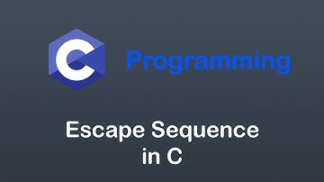 18- Escape Sequence in C - Hindi-Urdu
