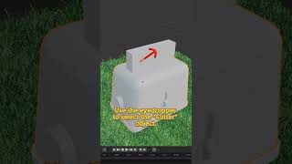 🛑 STOP Snapping manually in Blender!  #blender #creativeblender #blender3d #tutorial #3d  #boolean