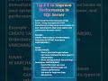 Stop using the wrong SQL Data Types in MS SQL Server | Improve Performance #shorts #sqlserver
