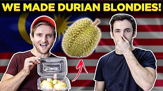 We made Durian Blondies?! 🙉