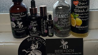 New organic & non toxic skincare routine w/bee-och organics skincare! screenshot 5