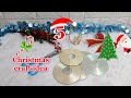 5 New Christmas Decoration idea with Old CD | Best out of waste Christmas Decoration ideas