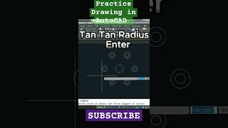Practice Drawing | AutoCAD 2D Drawing for beginners trending shortsvideo autocadshorts