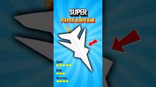 How to Make a Super Paper Airplane That Flies High #shorts