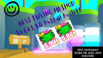 BEST FUSING METHOD 100% WORKED TO GET RAINBOW ASTRAL AXOLOTL 😎 | NEW UPDATE PSX OCEAN WORLD