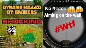 Hydra Dynamo killed by hacker | Latest hacker of Season 5 PUBG mobile | Hacker Gameplay recorded