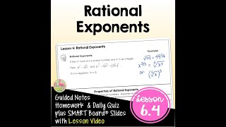 6 4 Rational Exponents