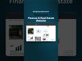 Finance & real estate Website | WordPress & Elementor #wordpress #websitedesign #elementor