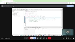 Database Connectivity using JDBCAPI