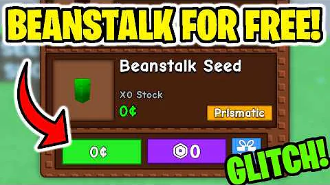HOW TO GET BEANSTALK SEED IN GROW A GARDEN FOR FREE