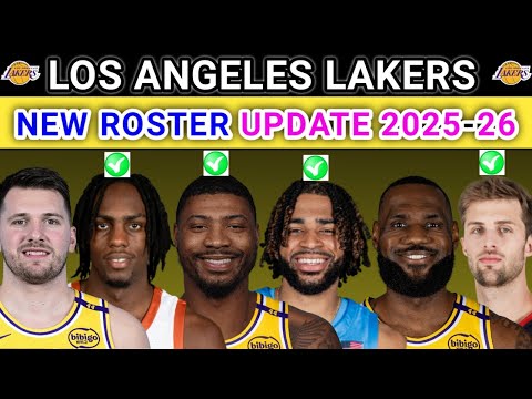 Los Angeles Lakers ROSTER 2025 2026 Los Angeles Lakers News Update Today Losangeleslakers