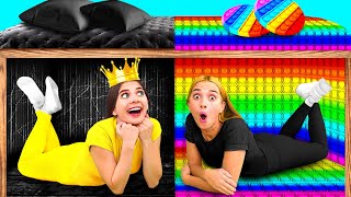 Secret Rooms Under The Bed | Rich VS Broke Crazy Challenge by BaRaDa by BaRaDa 10,287 views 3 weeks ago 28 minutes