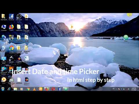 How  To Insert  Date  And Time Picker In Html