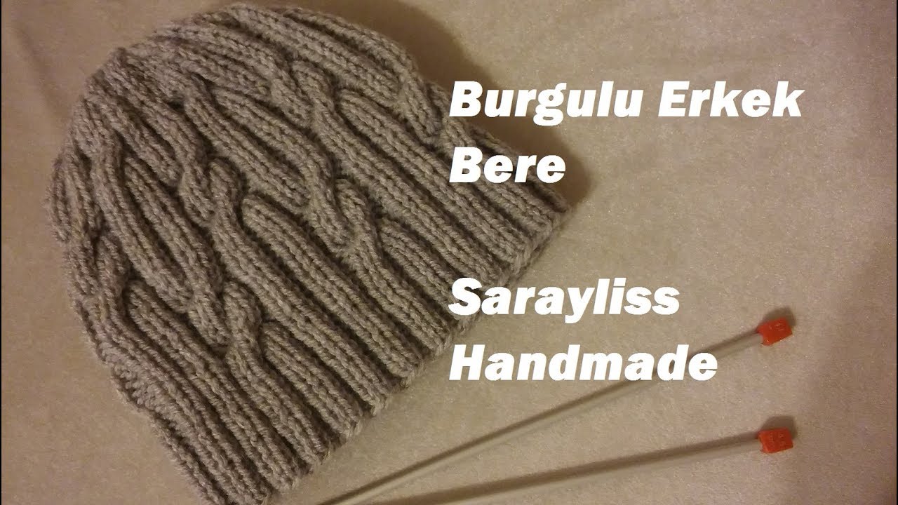 Burgulu Erkek Bere #erkekberemodelleriveyapımı #örgüerkekbere #saraylisshandmade #örgübereyapımı