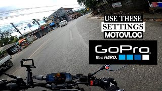 GOPRO BEST SETTINGS FOR MOTOVLOGGING | HERO 8 BLACK | HERO 5 BLACK | PHILIPPINES