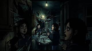 What happened before sleep?"#usashorts #viral #edit #popular #horror