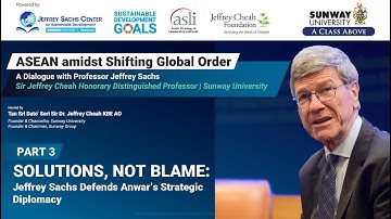 PART 3 | Solutions, Not Blame: Jeffrey Sachs Defends Anwar’s Strategic Diplomacy