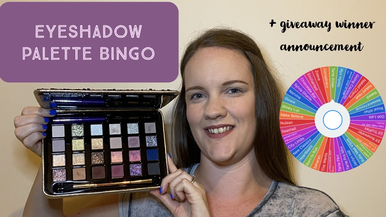 EYESHADOW PALETTE BINGO | Tarte Winter Wonderglam