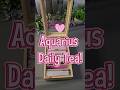 Aquarius Daily Tarot Tea! #shorts #tarot #tarotreading