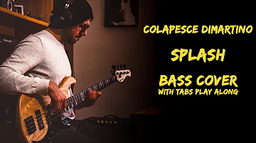 Colapesce Dimartino - Splash (Sanremo 2023)(Bass Cover)(With Tabs Play Along)(4K)
