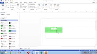 Cara membuat tabel di Microsoft Visio 2013