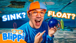 Blippi Plays SINK or FLOAT 🤽🏻
