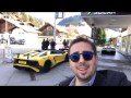 Geneva to gstaad  lamborghini aventador sv roadster aventador miura  more  crazy sounds