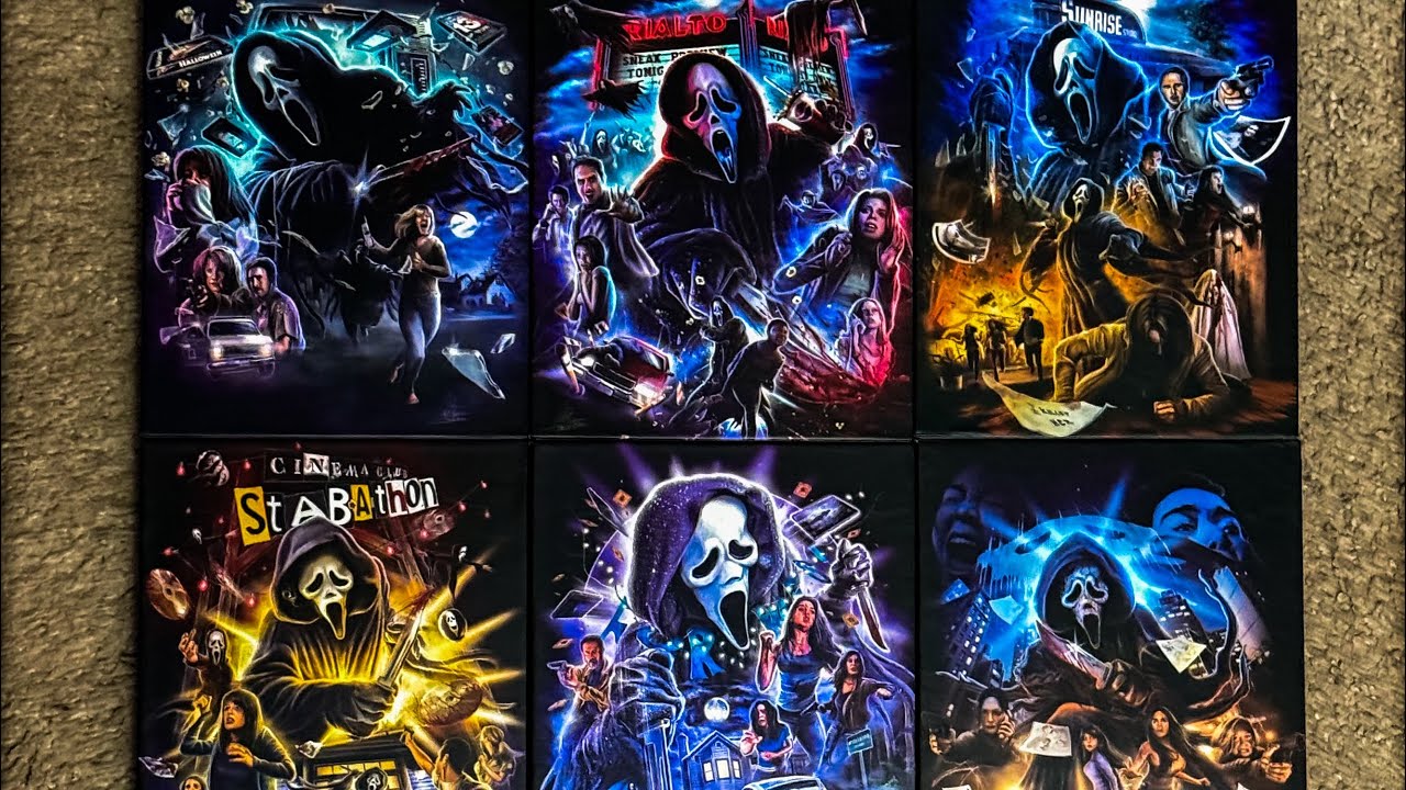 The COMPLETE Scream 1–6 Steelbook Collection Showcase