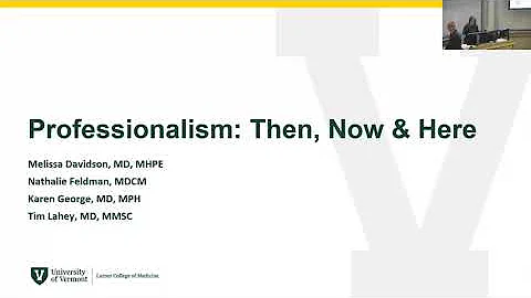 Professionalism Week 2024 Keynote Address: "Professionalism - Then, Now & Here"